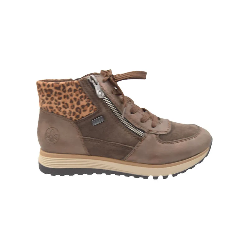 Rieker 49040 H Bruin, sneaker voor dames