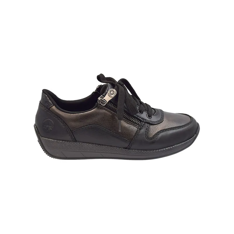 Rieker N1100 H Zwart, sneaker voor dames