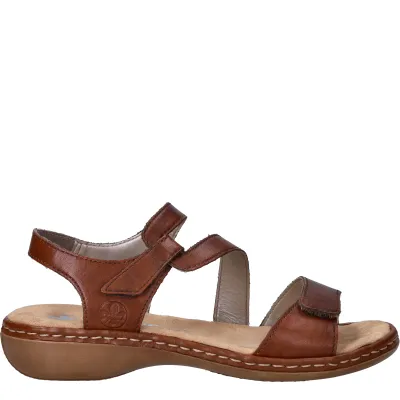 Rieker Sandalen Dames Bruin