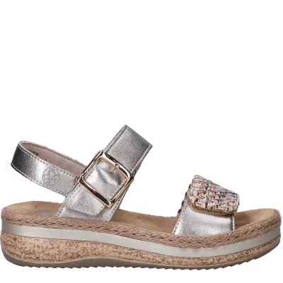 Rieker Sandalen Dames Goud