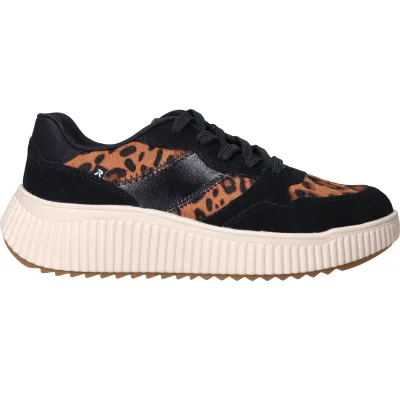 Rieker Sneakers Dames Zwart