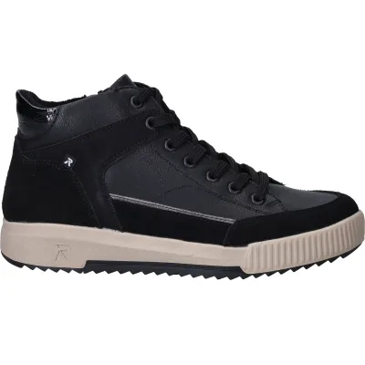 Rieker Sport Veterschoenen Dames Zwart