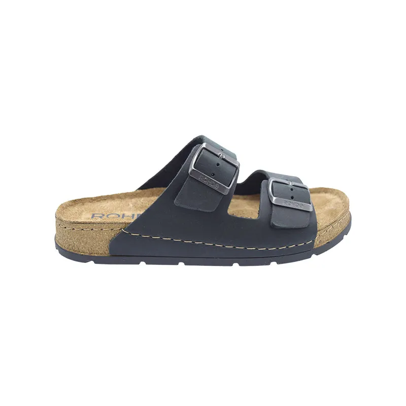 Rohde 6294 Zwart, slipper voor dames