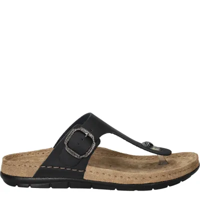 Rohde Slippers Dames Zwart