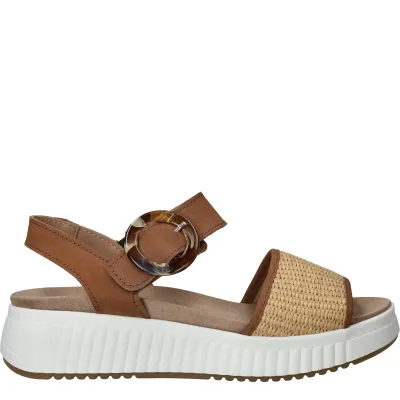 Sens Sandalen Dames Cognac