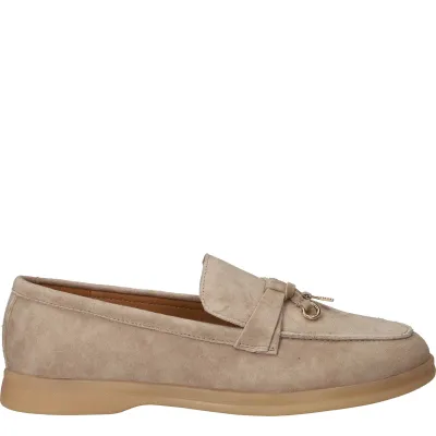 Shoecolate Instappers Dames Taupe