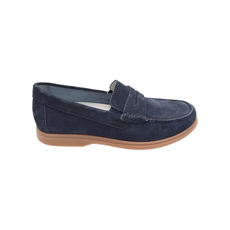 Sioux Giumelo H Blauw, mocassin voor heren