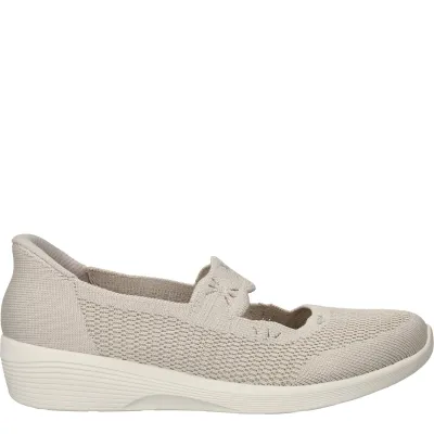 Skechers Arya Slip-Ins Ballerina's Dames Beige