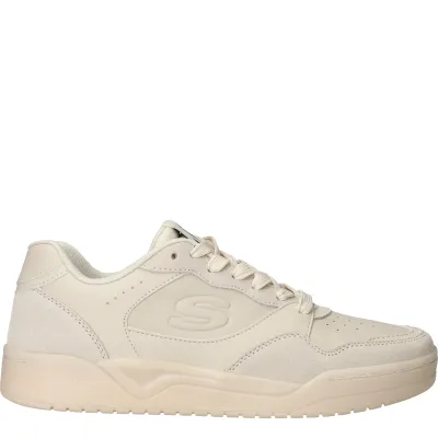 Skechers Koopa Court Volley Low Varsity Sneakers Heren Beige