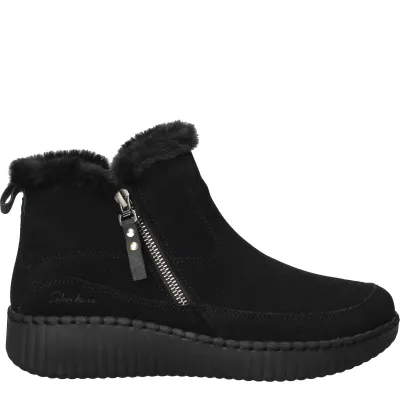 Skechers Relaxed Fit Wilshire BLVD Fresh Zip! Boots Dames Zwart