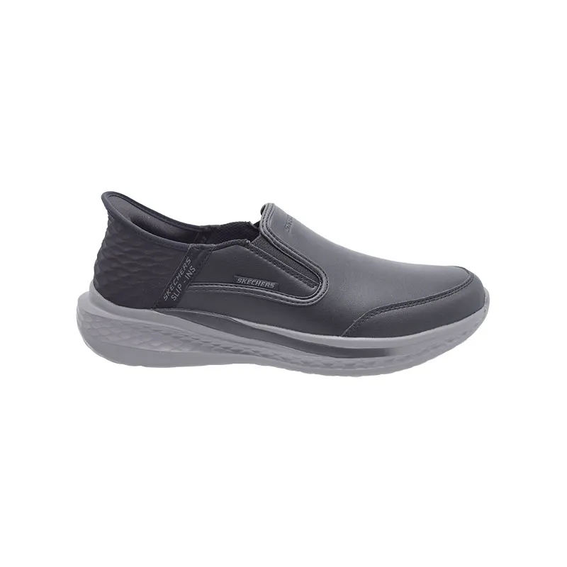 Skechers Slade-Cooper Zwart, instapper voor heren