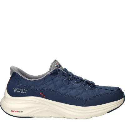 Skechers Slip-Ins Contour Foam Cozy Fit Instappers Heren Blauw