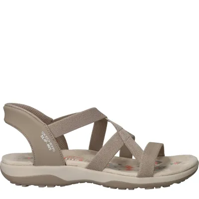 Skechers Slip-Ins Reggae Slim Sandalen Dames Beige