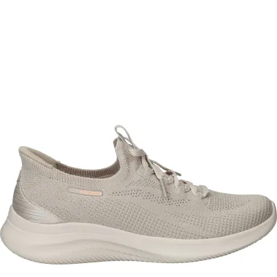Skechers Ultra Flex 4.0 Slip-Ins Instappers Dames Beige