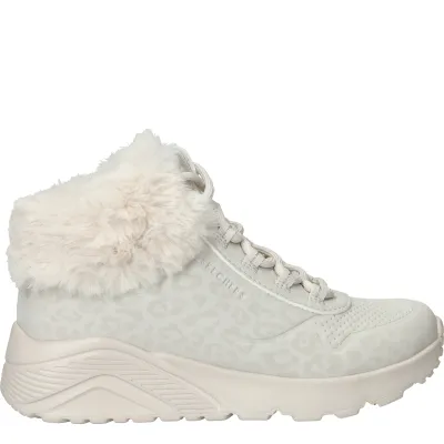 Skechers Uno Lite Veterboots Dames Beige