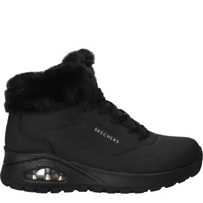 Skechers Uno Rugged Veterboots Zwart