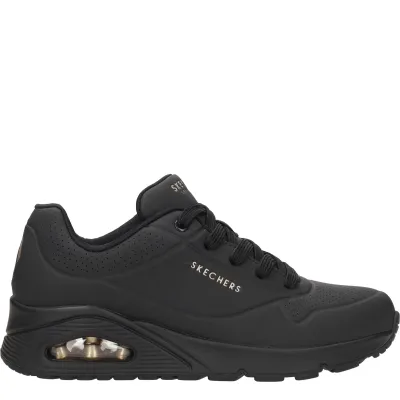 Skechers Uno Stand On Air Sneakers Dames Zwart