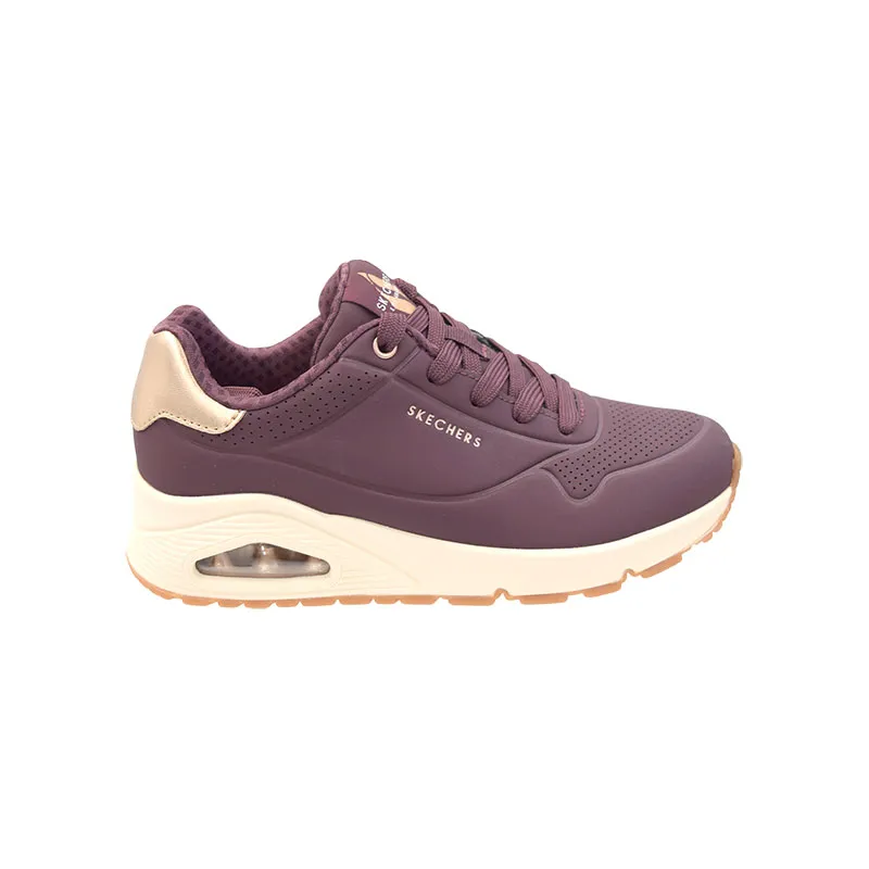 Skechers Wine Uno Golden Air, sneaker voor dames