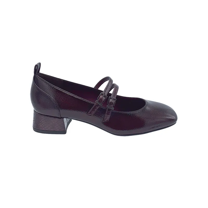 Tamaris 22318 bordeaux, pump met wreefband voor dames