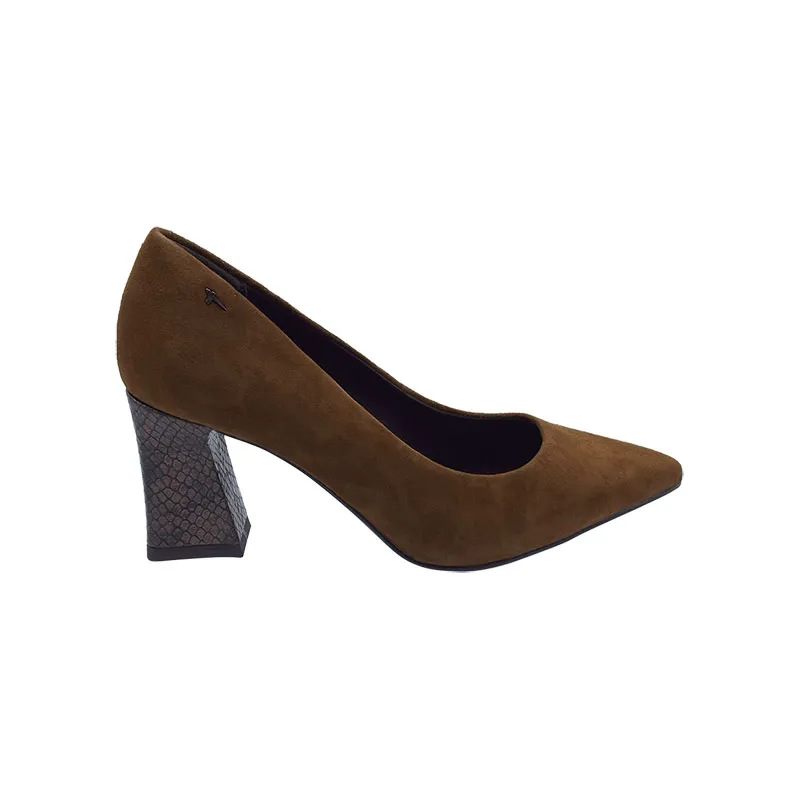 Tamaris 22427 Cognac, pump voor dames