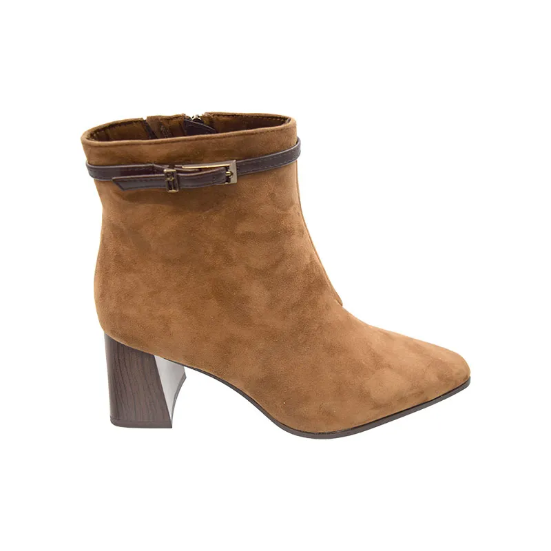Tamaris 25334 Cognac, enkellaars voor dames