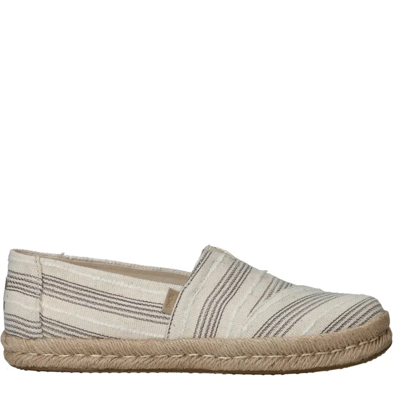 Toms Alpargata Rope 2.0 Espadrilles Dames Beige, espadrille voor dames