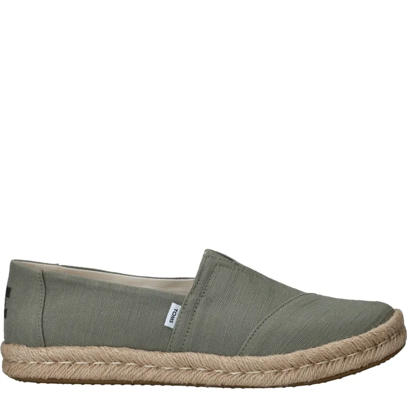 Toms Alpargata Rope 2.0 Espadrilles Groen, espadrille voor unisex