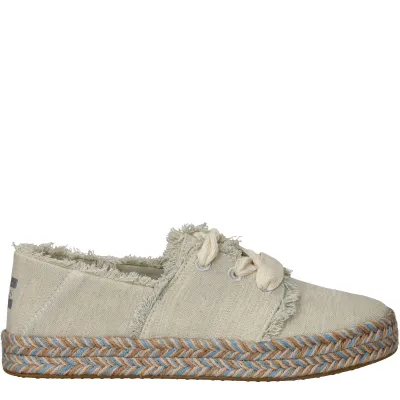 Toms Carolina Lace Up Instappers Dames Beige