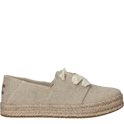 Toms Carolina Lace Up Instappers Dames Goud