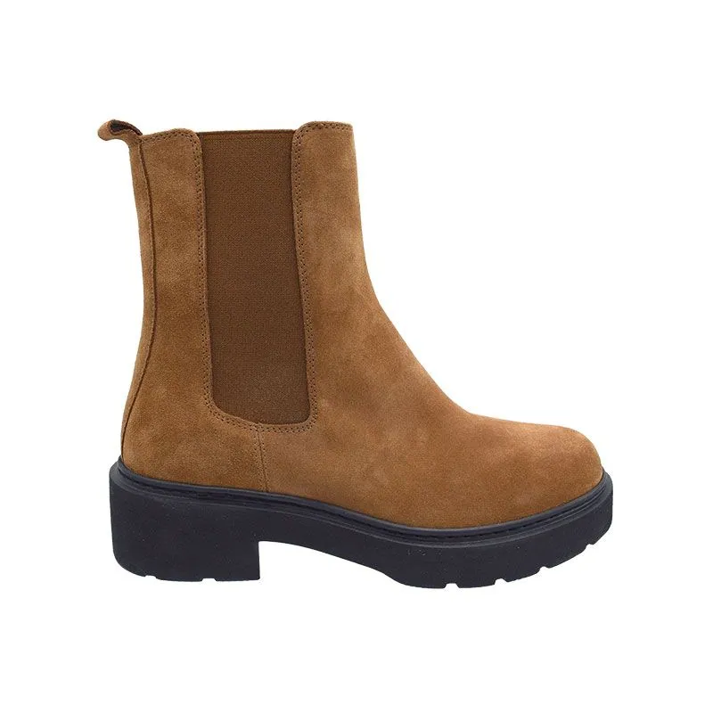 Unisa Jundai Cognac, bootie voor dames