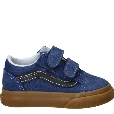 Vans Old Skool V Gum Sneakers Jongens Blauw