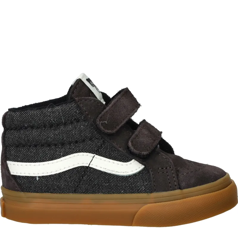 Vans SK8-Mid Jongens Zwart, sneaker voor jongens