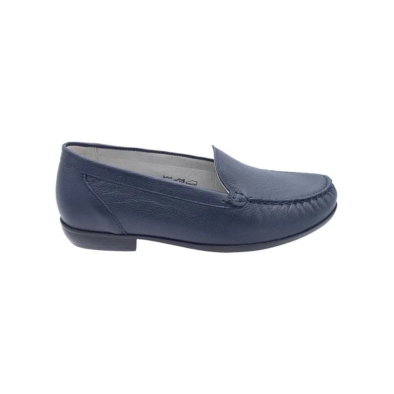 Waldläufer 437502 H Blauw, mocassin voor dames