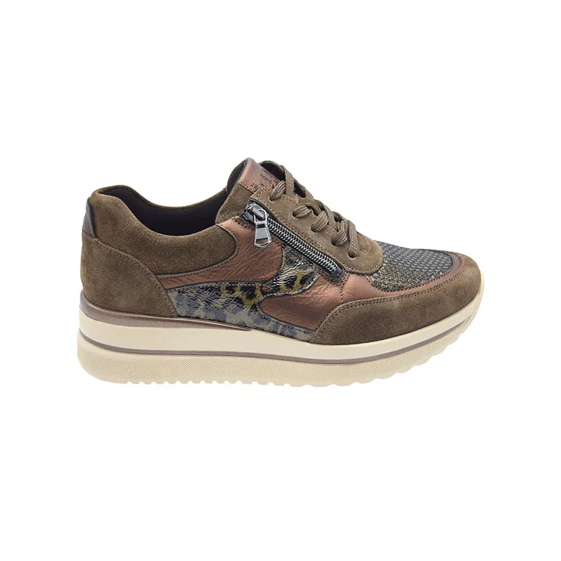 Waldläufer 669 K Bruin, sneaker voor dames