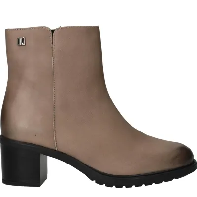 Waldläufer Elin Enkellaarsjes Dames Taupe