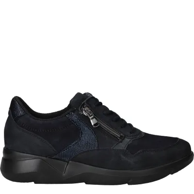 Waldläufer Funky Sneakers Dames Blauw