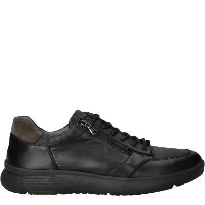 Waldläufer Heiko Sneakers Heren Zwart