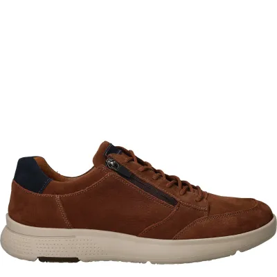 Waldläufer Heiko Veterschoenen Heren Cognac