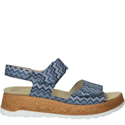 Waldläufer Libby Sandalen Dames Blauw