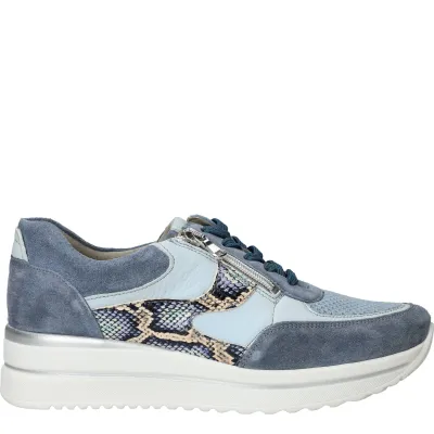 Waldläufer Luana Sneakers Dames Blauw