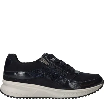 Waldläufer Macie Sneakers Dames Blauw