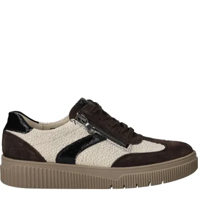 Waldläufer Sansa Sneakers Dames Bruin