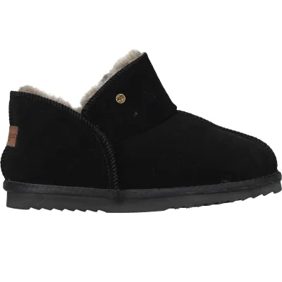 Warmbat Willow Pantoffels Zwart