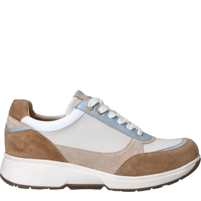 Xsensible Pristina Stretchwalker Sneakers Dames Cognac